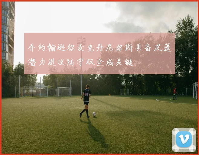 乔约翰逊称麦克丹尼尔斯具备皮蓬潜力进攻防守双全成关键